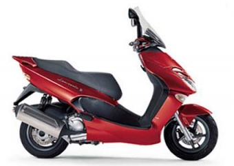APRILIA-Leonardo-ST-SP-250- uitlaat