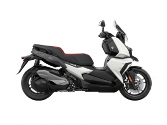 BMW C 400 X uitlaat