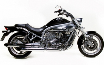 Hyosung AQUILA GV 650 uitlaat