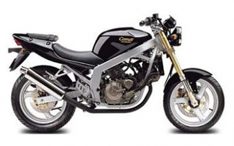 Hyosung GT 250 Comet uitlaat