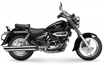 Hyosung GV 125 uitlaat