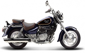 Hyosung GV 250 uitlaat