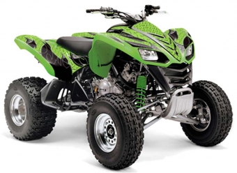 Kawasaki KFX 700 uitlaat
