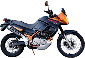 Kawasaki KLE 500 uitlaat