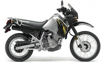 Kawasaki KLR 600 uitlaat
