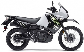 Kawasaki KLR650 uitlaat