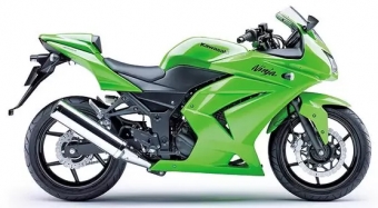 Kawasaki Ninja 250 R uitlaat