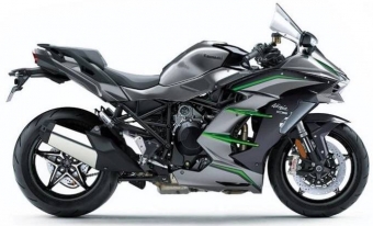 Kawasaki Ninja H2 SX uitlaat