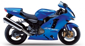 Kawasaki Ninja ZX-12R 2005 uitlaat