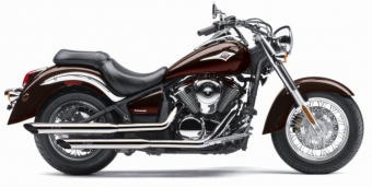 kawasaki VN 900 Classic uitlaat