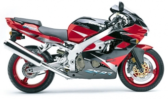 Kawasaki ZX 9-R uitlaat