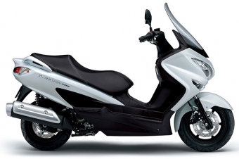 Suzuki Burgman 200 uitlaat