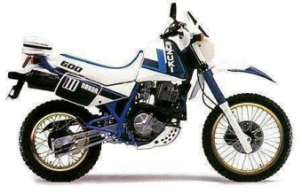 Suzuki DR600 uitlaat