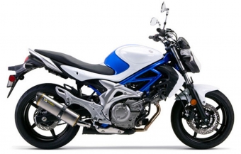 Suzuki Gladius uitlaat