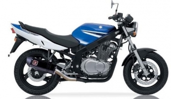 Suzuki GS 500 E F uitlaat