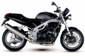 Triumph Sprint RS uitlaat