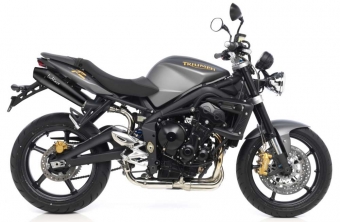 Triumph Street Triple 675 uitlaat