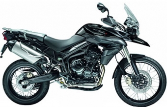 Triumph Tiger 800 uitlaat