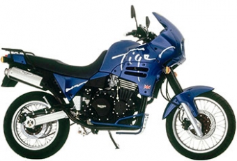 Triumph Tiger 900 uitlaat