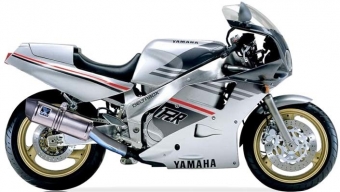 Yahama FZR 1000 Exup uitlaat