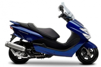 Yahama Majesty 125 uitlaat