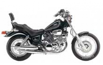 YAMAHA XV 1100 VIRAGO uitlaat