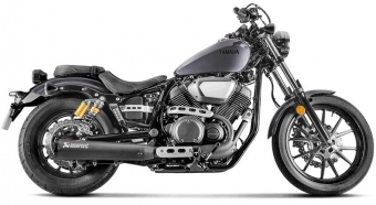 Yamaha XV 950  Racer uitlaat