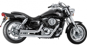 Yamaha XVS 650 Drag Star uitlaat