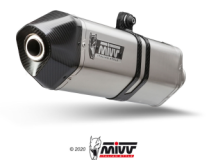 Mivv Speed Edge RVS met Carbon Endcap Slip-on Einddemper met E-keur Euro3 BMW S 1000 RR 2015 2016