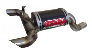GPR Slip-on Carbon Ovaal Suzuki GSR-600 GHOST 2006-2011