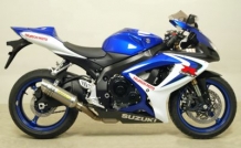 Arrow Street Thunder Aluminium Einddemper met E-keur Suzuki GSX-R 750 2006 2007