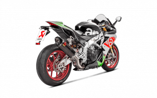Akrapovic Slip-On Line Carbon zonder E-keur Aprilia RSV4 2017 > 2021