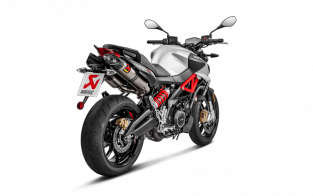 Akrapovic Slip-On Line Titanium Einddemper Set met E-keur Aprilia SHIVER 900 2017 > 2021