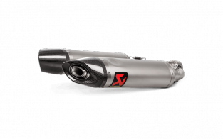 Akrapovic Slip-On Line Titanium Einddemper Set met E-keur Aprilia SHIVER 900 2017 > 2021