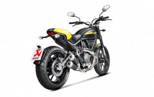 Akrapovic Slip-On Line Titanium Einddemper zonder E-keur Ducati Scrambler 2015 > 2020