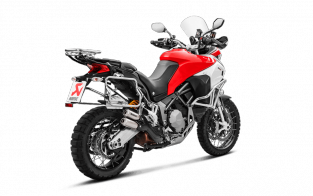 Akrapovic Slip-On Line Titanium Einddemper met E-keur Ducati Multistrada 1200 Enduro 2017 > 2018
