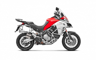 Akrapovic Slip-On Line Titanium Einddemper met E-keur Ducati Multistrada 1200 Enduro 2017 > 2018