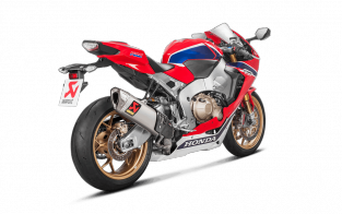 Akrapovic Slip-On Line Titanium met E-keur Honda CBR 1000 RR 2017 2019