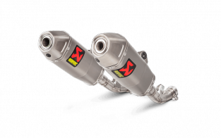 Akrapovic Slip-On Line Titanium zonder E-keur Honda CRF 450 R 2017 2019
