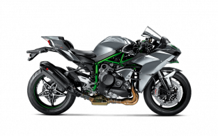 Akrapovic Slip-On Line Carbon Einddemper zonder E-keur Kawasaki Ninja H2 2015 2020