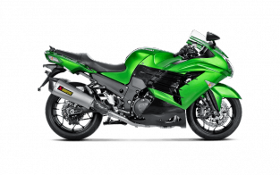 Akrapovic Racing Line Titanium Compleet Uitlaatsysteem zonder E-keur Kawasaki ZZR1400 / ZX14R 2012 2020