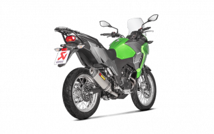 Akrapovic Slip-On Line Titanium Einddemper met E-keur Kawasaki Versys-X 200 2017 2020
