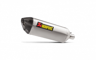 Akrapovic Slip-On Line Titanium Einddemper met E-keur Kawasaki Versys-X 200 2017 2020