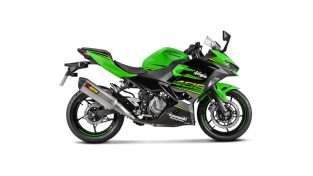 Akrapovic Slip-on Line Titanium met E-keur Kawasaki Ninja 250 2018 2019