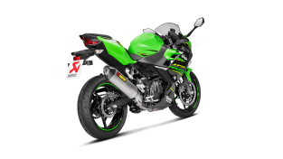 Akrapovic Slip-on Line Titanium met E-keur Kawasaki Ninja 250 2018 2019