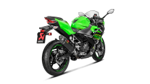Akrapovic Slip-on Line Carbon zonder E-keur Kawasaki 250 2018 2019