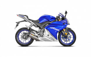 Akrapovic Racing Line Titanium Compleet Systeem met EURO4 Keuring Yamaha YZF-R125 2014 2018