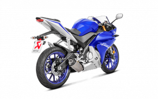 Akrapovic Racing Line Titanium Compleet Systeem met EURO4 Keuring Yamaha YZF-R125 2014 2018