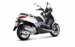 Akrapovic Slip-On Line RVS met E-keur MBK Skycruiser 125 2008 2011