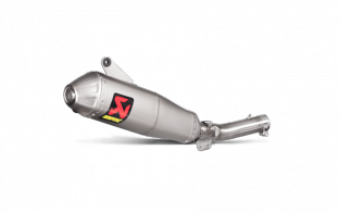 Akrapovic Slip-On Line Titanium zonder E-keur Yamaha YZ 250 F / FX 2014 2018